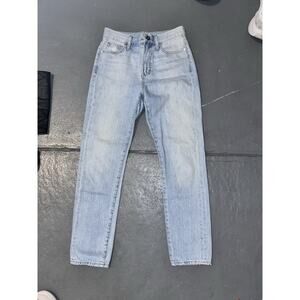 Madewell Women's Perfect Summer Jeans Light Wash Blue High Waisted Denim Size 25